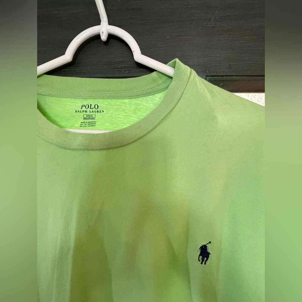 Polo by Ralph Lauren Lime Green Crewneck Short Sleeve Tee